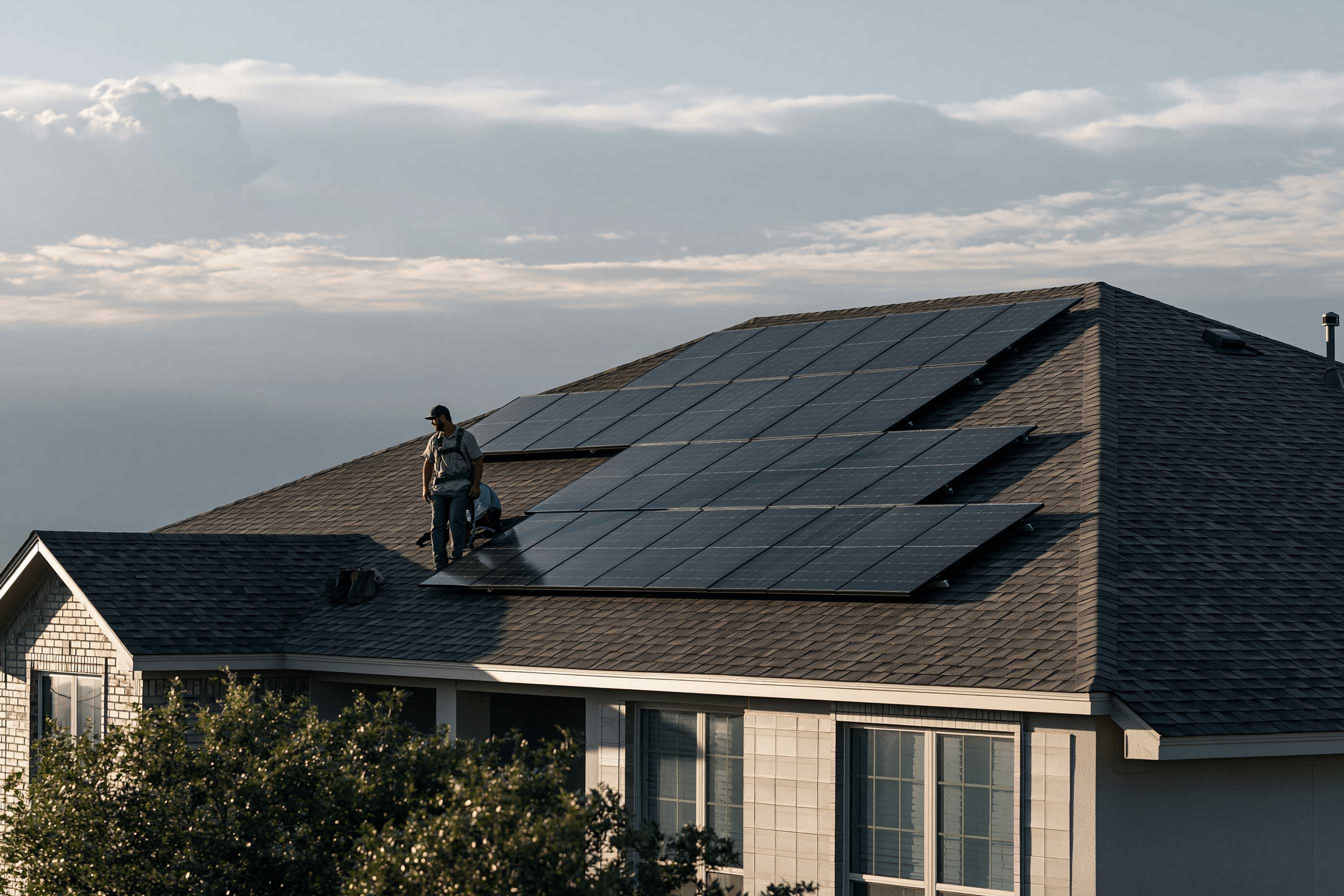 Solar panel removal and reinstall in Plano Texas